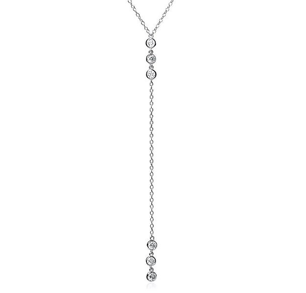 Unique Y-Kette Y-Kette von Unique aus Sterlingsilber mit Zirkonia günstig online kaufen