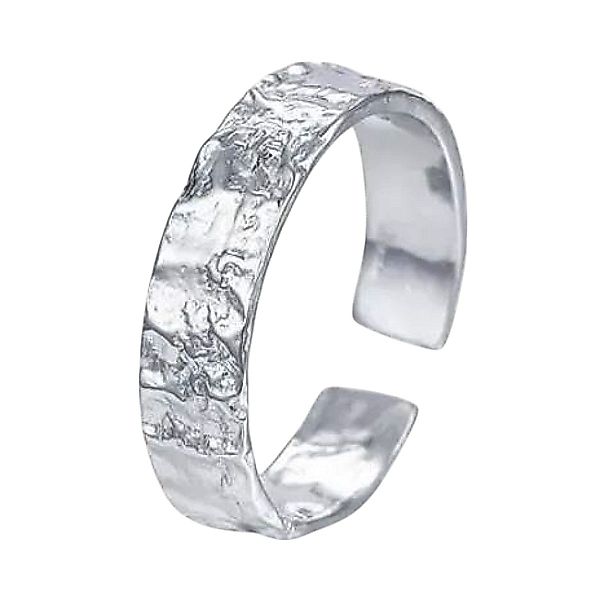KARMA Fingerring Damenring gehämmert 925 Sterling günstig online kaufen