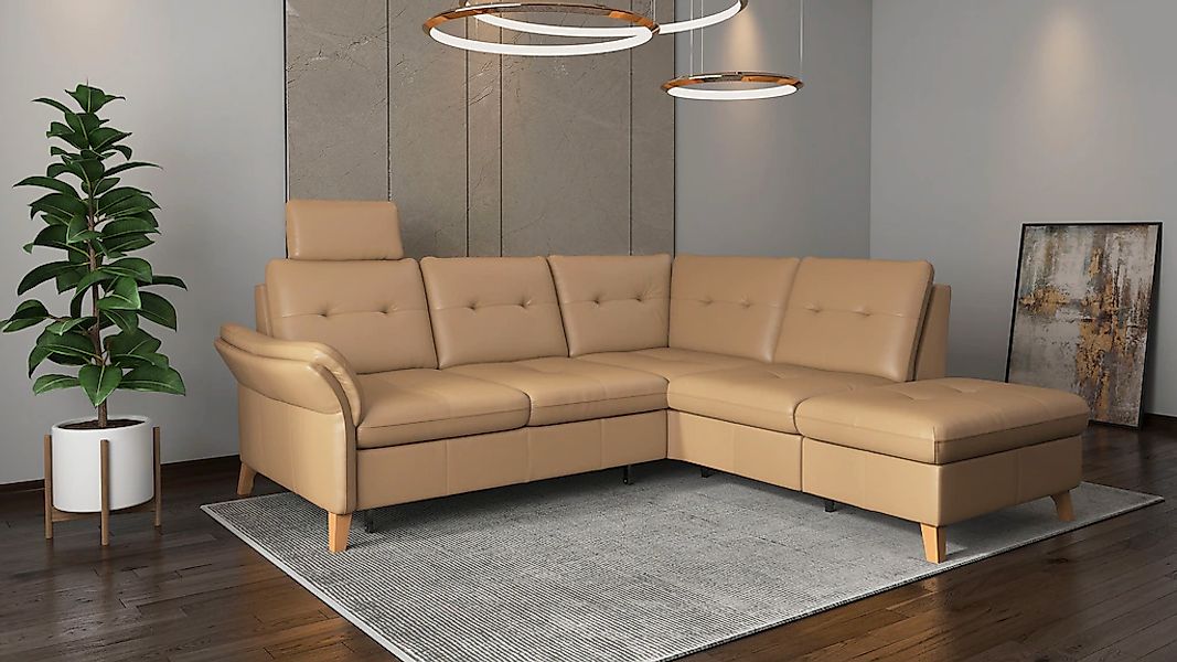 sit&more Ecksofa »Göteborg« inkl. Sitztiefenverstellung, wahlweise mit Bett günstig online kaufen