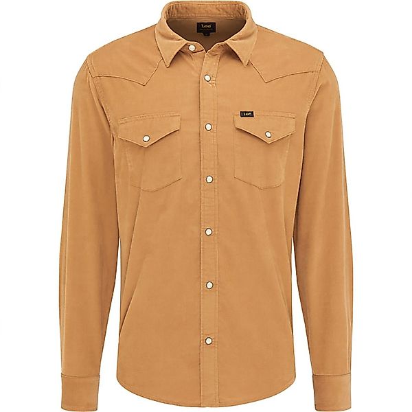 Lee Regular Western Langarm-shirt S Tobacco Brown günstig online kaufen