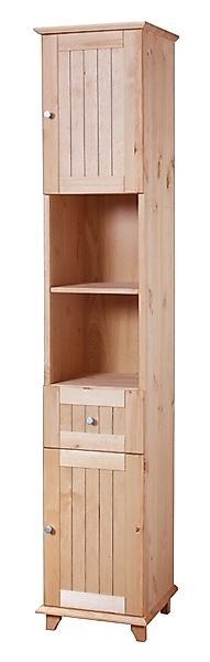 welltime Hochschrank "Venezia Landhaus", Breite 33 cm, aus hochwertigem Ech günstig online kaufen