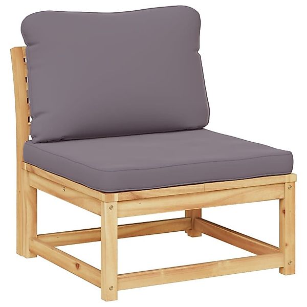 vidaXL Sofaelement Gartensofa mit Kissen Massivholz günstig online kaufen