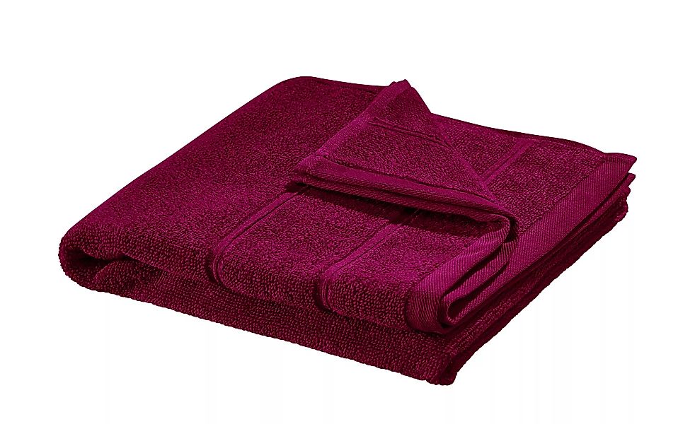 HOME STORY Handtuch  Lifestyle - lila/violett - reine Baumwolle, Baumwolle günstig online kaufen