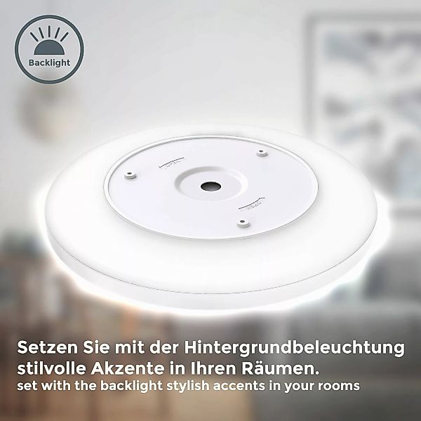 B.K.Licht Deckenleuchte ultra flaches LED Panel günstig online kaufen