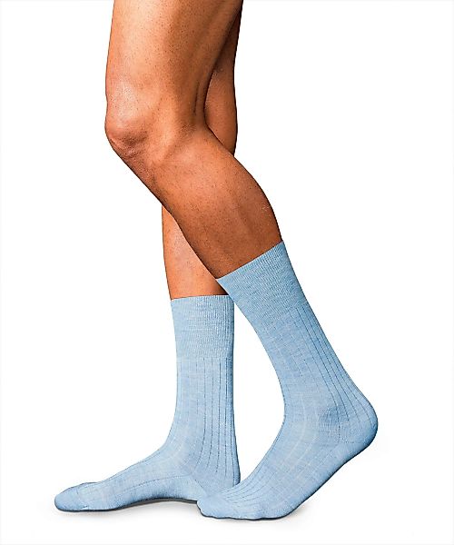 FALKE No. 2 Finest Cashmere Gentlemen Socken, Herren, 39-40, Blau, Uni, Kas günstig online kaufen