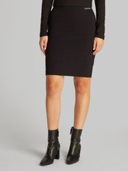 Calvin Klein Jeans Bleistiftrock MILANO LOGO günstig online kaufen