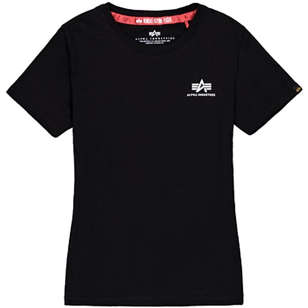 Alpha  T-Shirt Basic T Small Logo Women - black günstig online kaufen