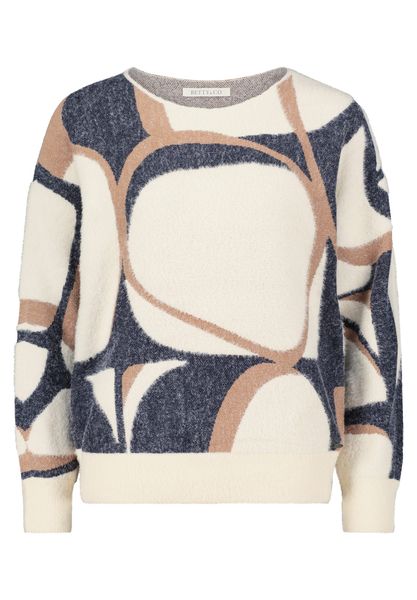 Betty&Co Strickpullover Damen Strickpullover mit Effektgarn günstig online kaufen