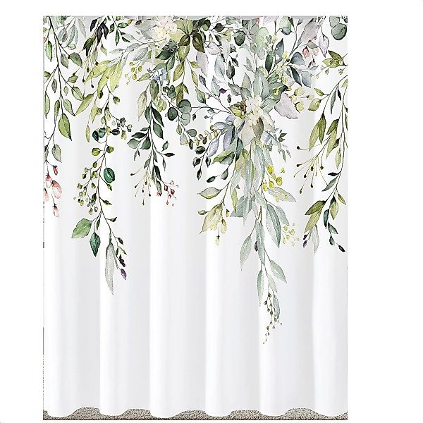DOPWii Duschvorhang Wasserdicht maschinenwaschbar Green Leaf günstig online kaufen