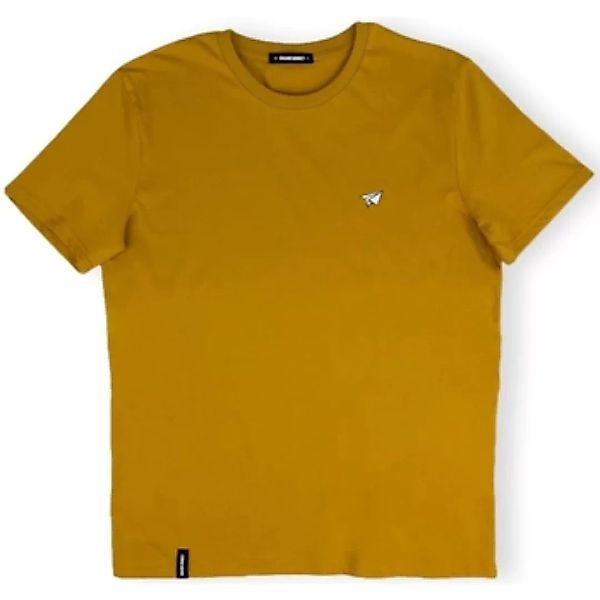 Organic Monkey  T-Shirts & Poloshirts T-Shirt Paper Plane - Mustard günstig online kaufen