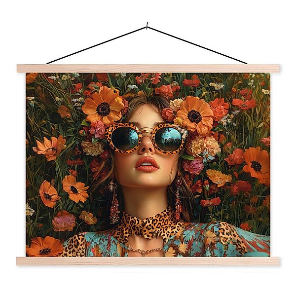 MuchoWow Poster Frauen - Blumen - günstig online kaufen