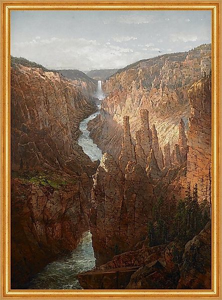 BillerAntik Kunstdruck Grand Canyon, Yellowstone River, Wyoming Sonntag, Sr günstig online kaufen