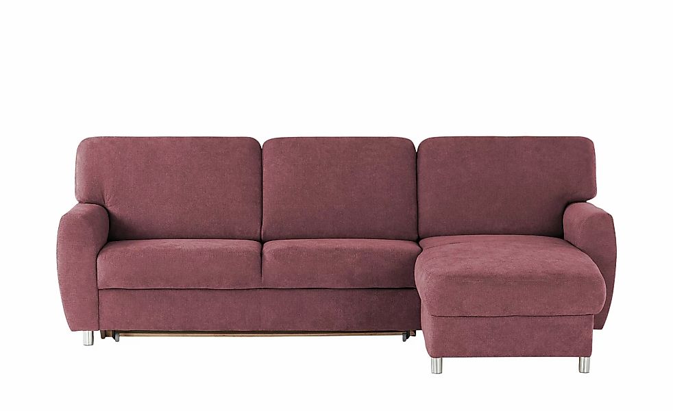 smart Ecksofa  Valencia ¦ rot ¦ Maße (cm): B: 263 H: 90 T: 173.0 Polstermöb günstig online kaufen