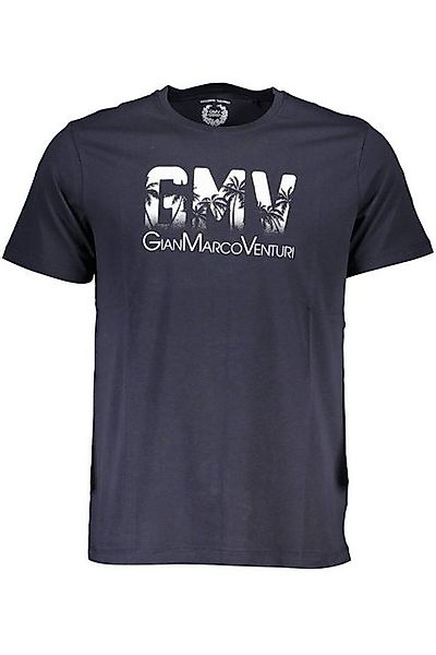GIAN MARCO VENTURI T-Shirt Blaues Herren-T-Shirt mit Druck und günstig online kaufen