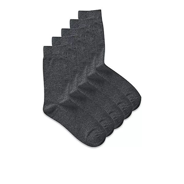 Jack & Jones Jacjens Socken 5 Paare One Size Dark Grey Melange / Detail Dgm günstig online kaufen
