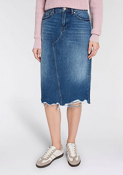 HUGO Blue Jeansrock Gadele Mid Rise, in Midi-Länge günstig online kaufen