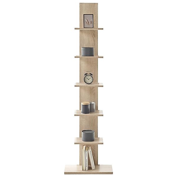 Regal Wall Eiche Sonoma Nachbildung B/H/T: ca. 50x180x23 cm günstig online kaufen