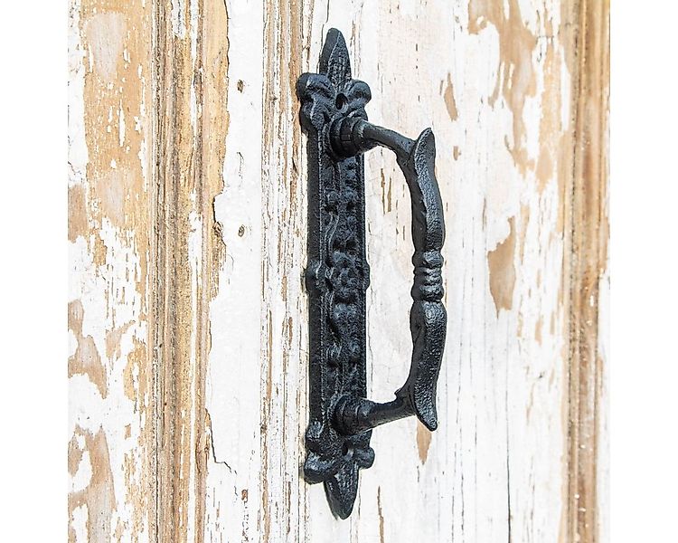 Antikas Türbeschlag Griff für Gartentür, Stalltür, Türgriff Lilie, Eisen, s günstig online kaufen