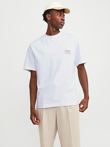 Jack & Jones Oversize-Shirt "JORSANTORINI BACK TEE SS CREW NECK SN" günstig online kaufen