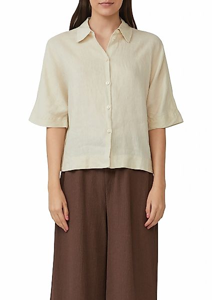 s.Oliver Hemdbluse, mit Knopfleiste und Hemdblusenkragen günstig online kaufen