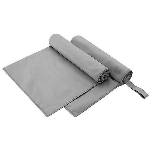 vidaXL Sporthandtücher 2 Stk Dunkelgrau 100 x 50 cm 42011463 günstig online kaufen