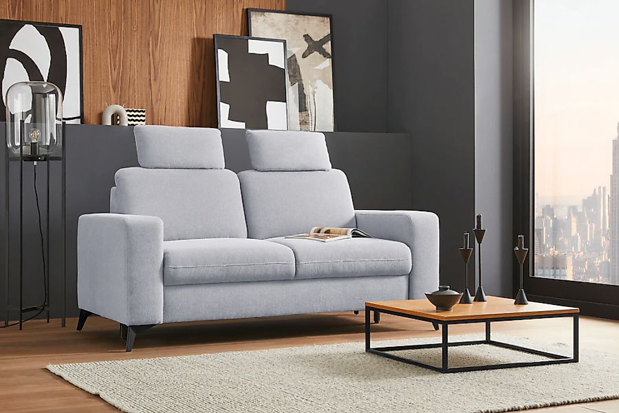 Home affaire 2-Sitzer "Lolland" mit Federkern, auch mit abwischbarem Bezug günstig online kaufen