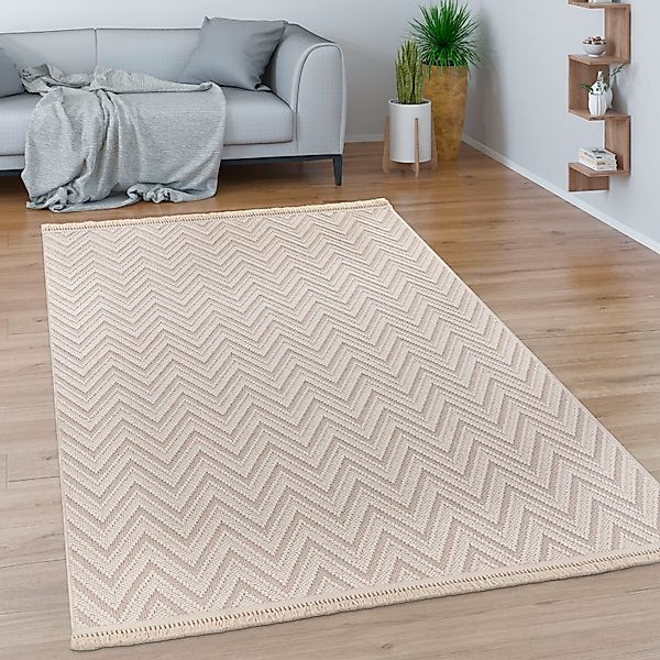 Paco Home Teppich "Buckman 465" rechteckig 11 Höhe Kurzflor, Hoch-Tief Effe günstig online kaufen