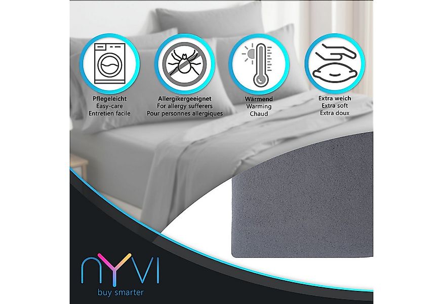NYVI Spannbettlaken Spannbettlaken DreamScience Winterflausch für Matratzen günstig online kaufen