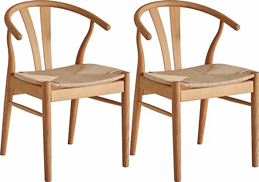 Hammel Furniture Holzstuhl »Findahl by Hammel City«,, 2er Set, Massivholz, günstig online kaufen