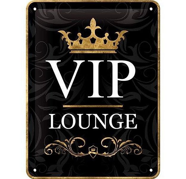 Nostalgic-Art Metallschild Blechschild 15x20 cm - Achtung - VIP Lounge günstig online kaufen