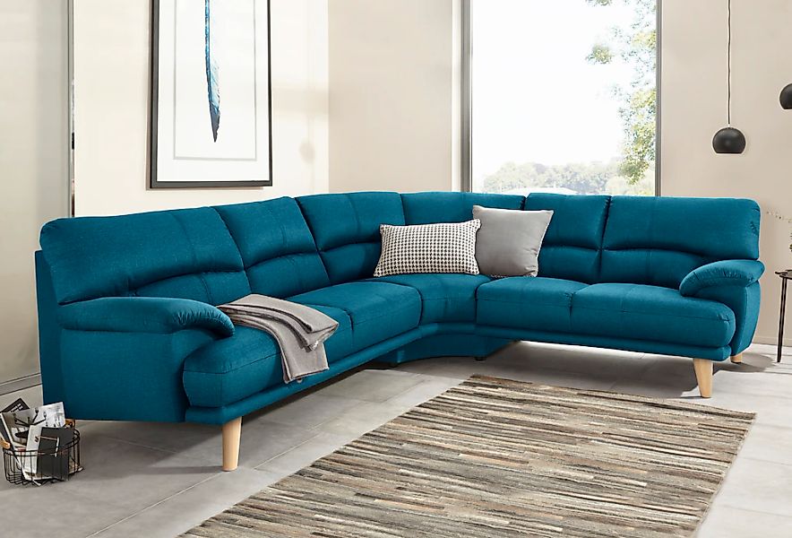 TRENDMANUFAKTUR Polsterecke »Cecilia, italienisches Designsprache, modern u günstig online kaufen
