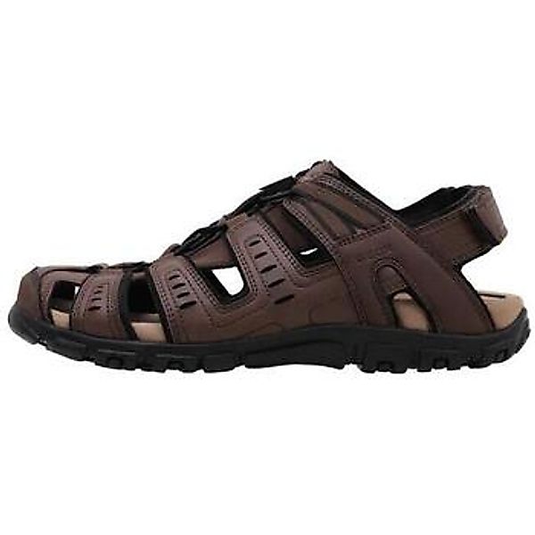 Geox Wanderschuhe Lederimitat Trekkingsandale günstig online kaufen
