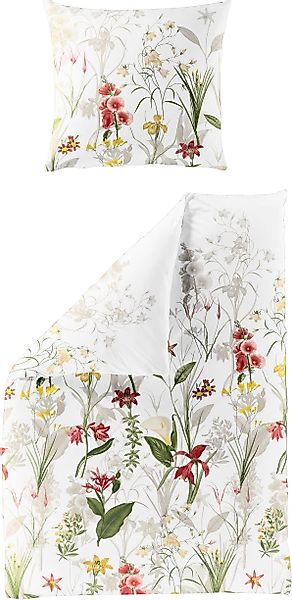 BIERBAUM Bettwäsche »4066«, Mako-Satin, 100 % Baumwolle, pflegeleicht günstig online kaufen