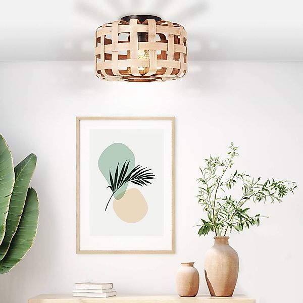 Brilliant Deckenleuchte »Woodline«, 1 flammig, Leuchtmittel E27   ohne Leuc günstig online kaufen