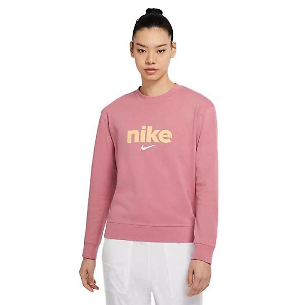 Nike Sportswear Langarm-t-shirt XS Desert Berry / Orange Chalk günstig online kaufen