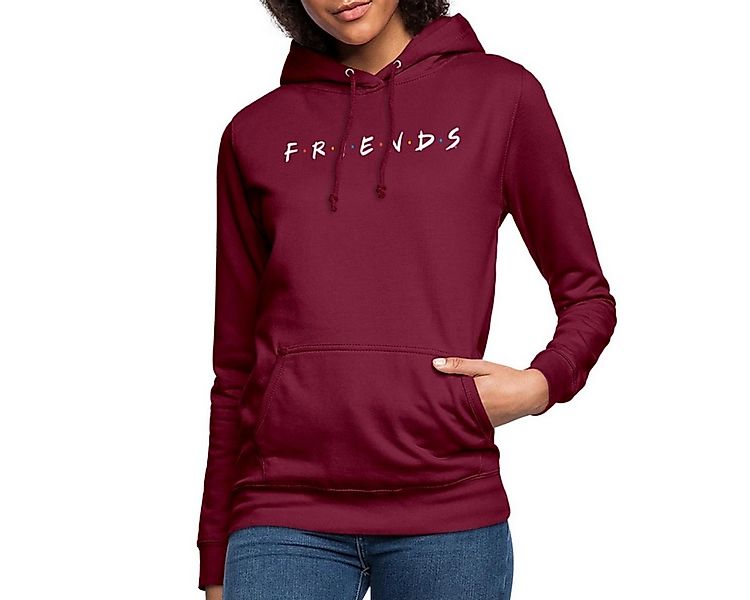 Spreadshirt Hoodie Friends Logo Damen Hoodie (1-tlg) günstig online kaufen