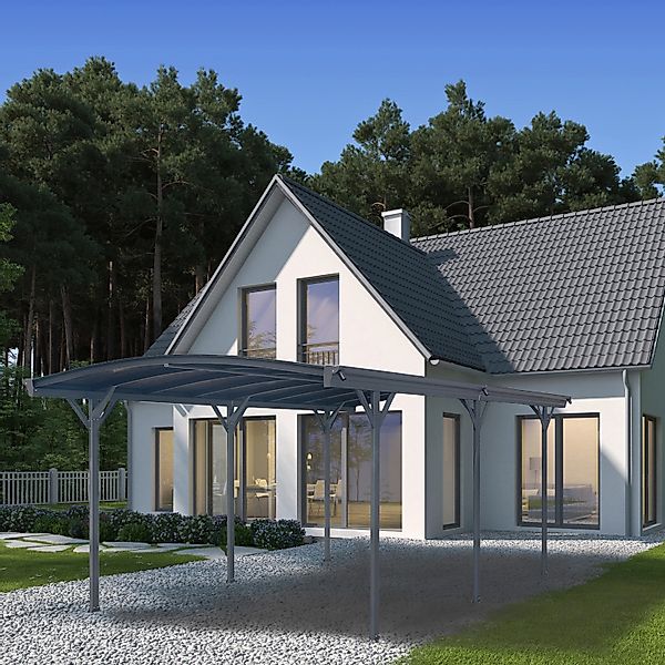 HOME DELUXE Einzelcarport Carport FALO, BxT: 300x505 cm, 240 cm Einfahrtshö günstig online kaufen
