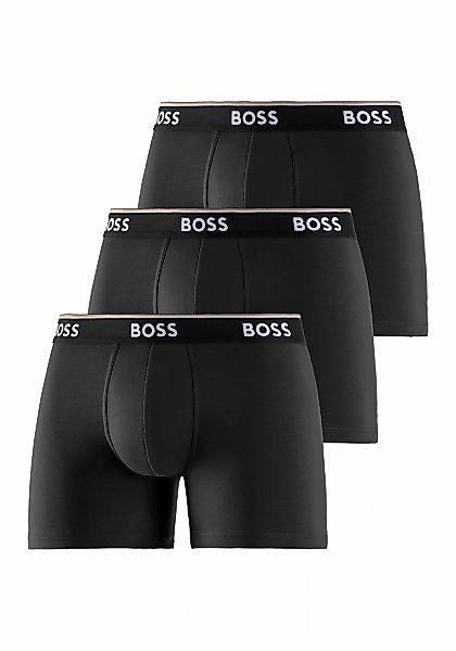 BOSS Langer Boxer "Brief 3 PACK", mit farblich passendem Webbund günstig online kaufen