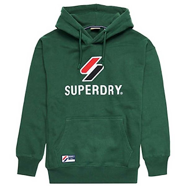 Superdry Code Apq 2 Os Hood Pullover M-L Dark Green günstig online kaufen