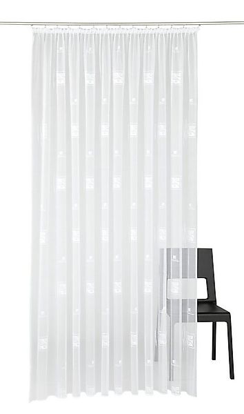 Weckbrodt Gardine Alexa (1 St), Smokband, halbtransparent, Jacquard, Jacqua günstig online kaufen