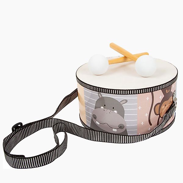 Small Foot Spielzeug-Musikinstrument Trommel Bunte Wildnis, günstig online kaufen