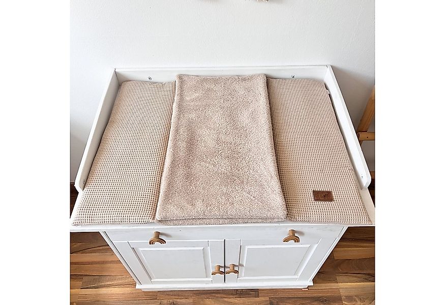 LittleANTunique Wickelauflage WICKELTISCHAUFLAGE WAFFELPIQUE BEIGE günstig online kaufen