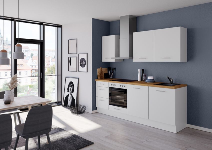 IMPULS KÜCHEN Küchenzeile "Kopenhagen", Ausrichtung wählbar, günstig online kaufen