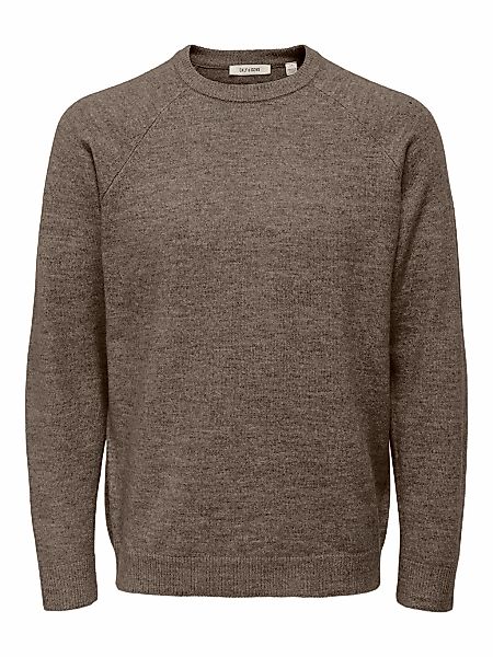 ONLY & SONS Rundhalspullover "ONSTHOMAS REG CREW NECK KNIT - OTL" günstig online kaufen