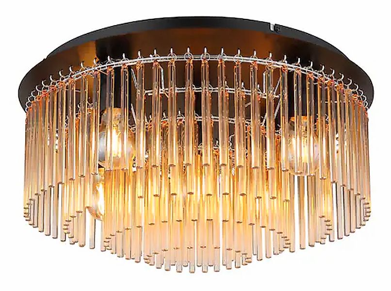 GLOBO LIGHTING Deckenleuchte »GORLEY« E27 1 Stk. Deckenleuchte/Glasstäbe/Wo günstig online kaufen