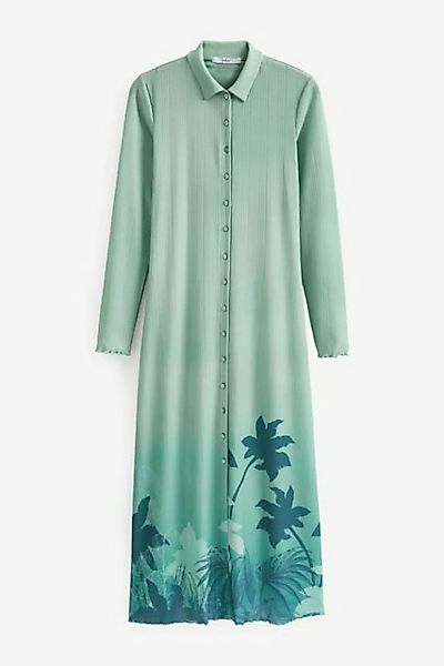Next Blusenkleid Langärmeliges Cover-up-Kleid mit Kragen (1-tlg) günstig online kaufen