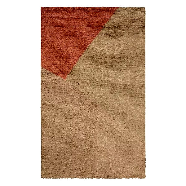 Mala Baumwollteppich 180 x 270cm Rust-beige-taupe günstig online kaufen