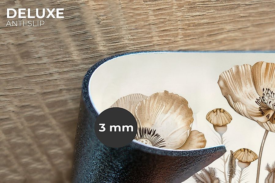 MuchoWow Platzset Blumen - Beige - Natur - Illustration, (6-St), Platzsets, günstig online kaufen