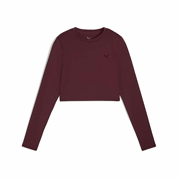 PUMA Trainingsshirt "PUMA SHAPE Cropped Langarm-Top Damen" günstig online kaufen