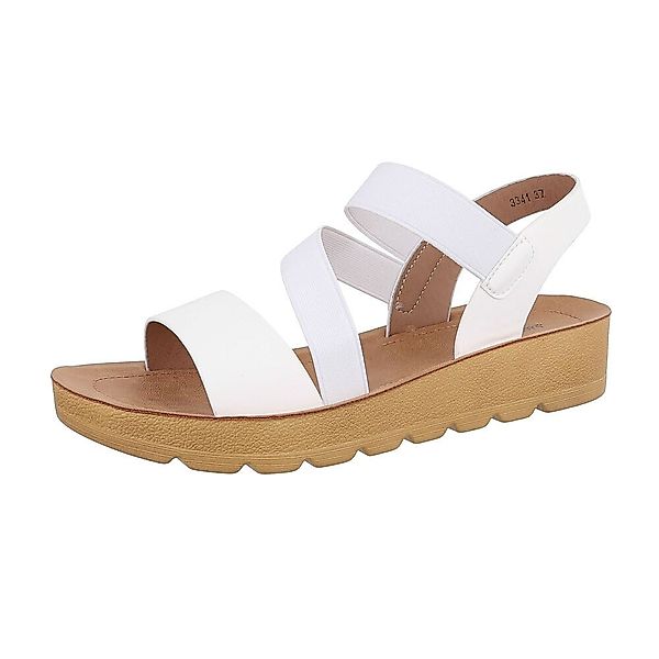 Ital-Design Damen Freizeit Riemchensandalette (86345225) Keilabsatz/Wedge günstig online kaufen